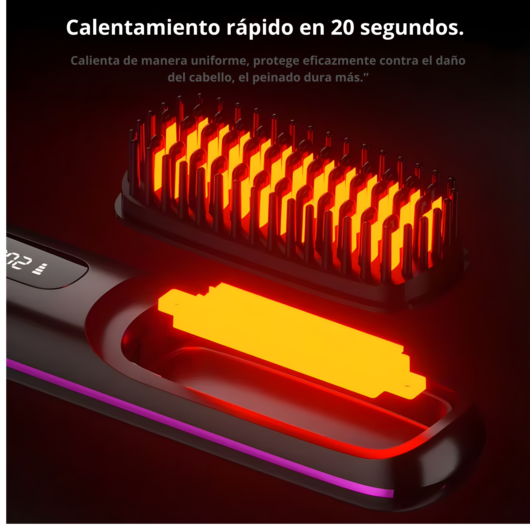 Cepillo alisador inalámbrico